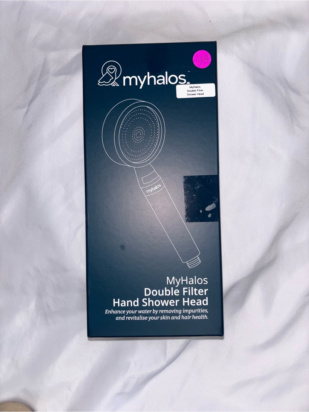 Myhalos Filtered Shower Head Double 3-Stage Filtration System